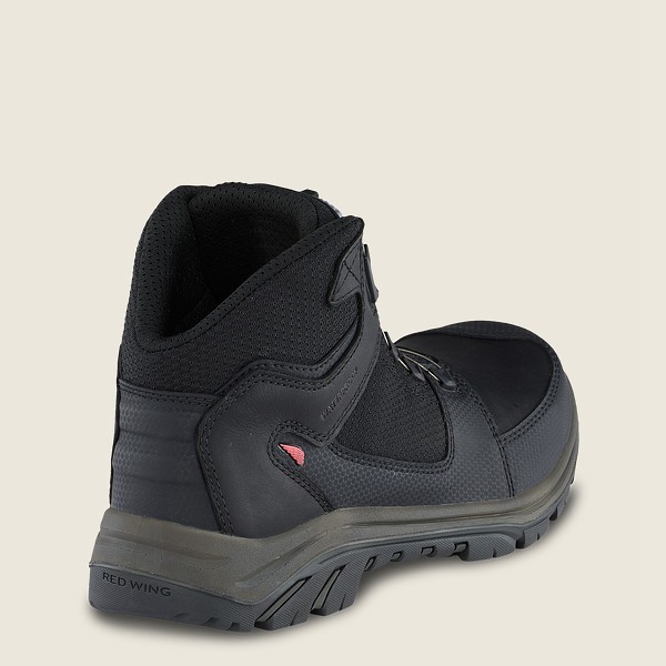 Bottes de Randonnée Red Wing - Trades - 5-Inch Waterproof Safety Toe - Noir/Grise - Homme 076HUVLOW